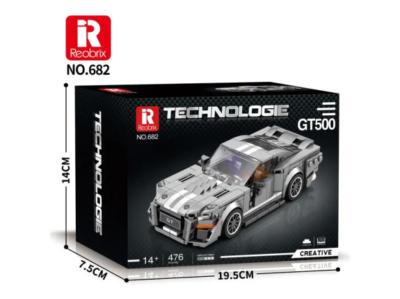 Americký muscle car GT500 1:24 Reobrix