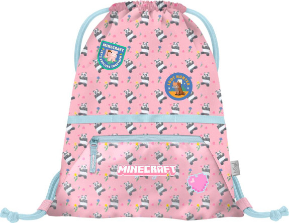 SET 3 Airy Minecraft Panda: batoh, penál, sáček Baagl