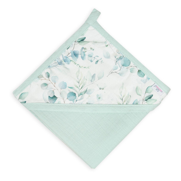 Mušelínová osuška s kapucí Design 85 x 85 cm Babymatex