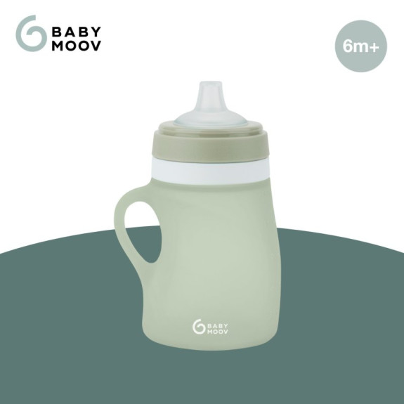 Silikonová láhev 150 ml Green Babymoov
