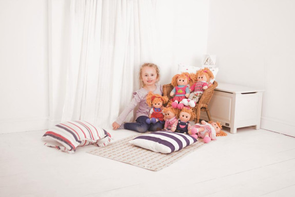 Látková panenka Anna 34 cm Bigjigs Toys