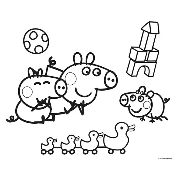 555 samolepek Prasátko Peppa