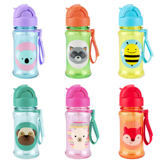 Zoo tritan Láhev s brčkem 355 ml 12m+ Skip hop