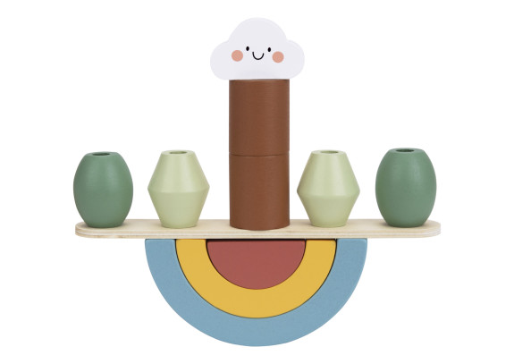 Balanční hra Zvířata Pastel