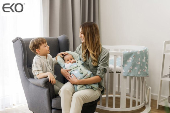 Zavinovačka mušelínová s kokosovou vyjímatelnou vložkou 75 x 75 cm Eko