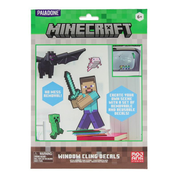 Minecraft samolepky na sklo