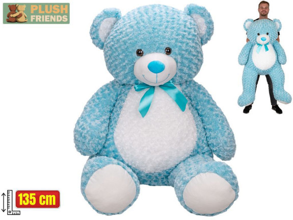 Medvěd plyšový 135 cm s mašlí 0 m+ Plush Friends