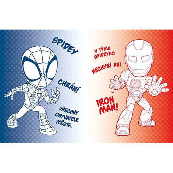 Omalovánky s tetováním Spidey