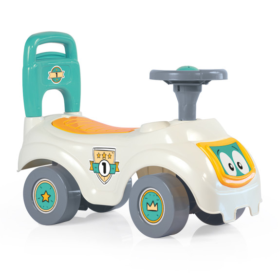 Odrážedlo auto s opěradlem Bílé