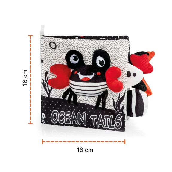 Senzorická plyšová knížka Panda Zopa