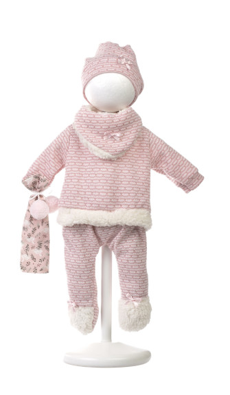 Obleček pro panenku miminko New Born velikosti 40-42 cm s doplňky Llorens