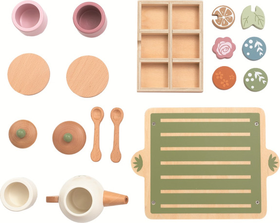 Dřevěný čajový set 2Kids Toys