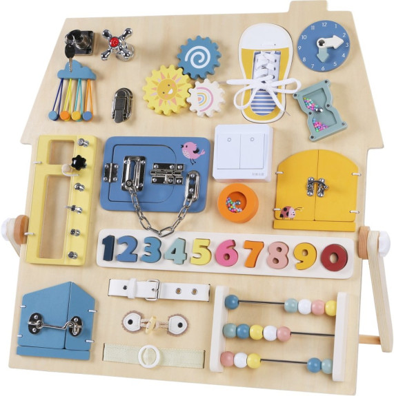 Activity board Senzorická deska Domeček 2Kids Toys