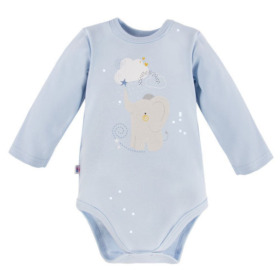 Body Mellow s dlouhým rukávem modré Eevi