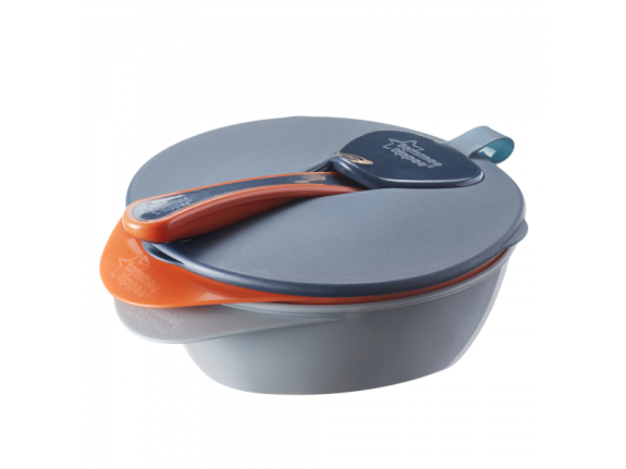 Misky pro snadné nabírání 2 ks, s víčkem a lžičkou Tommee Tippee