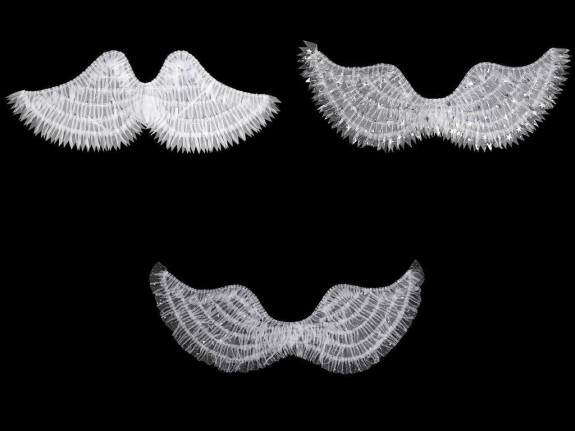 Andělská křídla textilní 68 x 27 cm