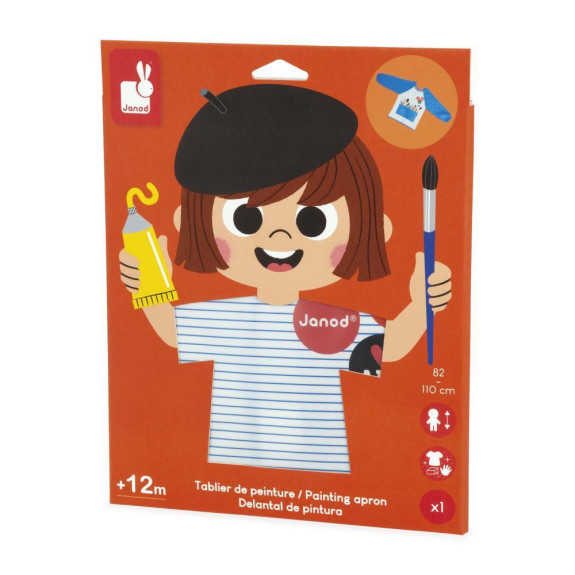 Dětská zástěra na malování pro předškoláky Colorino Janod
