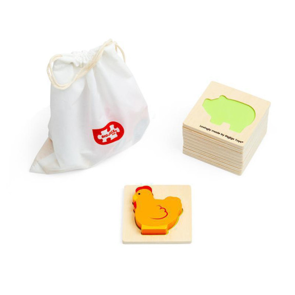 Cestovní Hmatej a najdi farma Bigjigs Toys