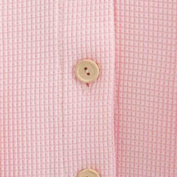 Kojenecký kabátek na knoflíky New Baby Luxury clothing Laura růžový
