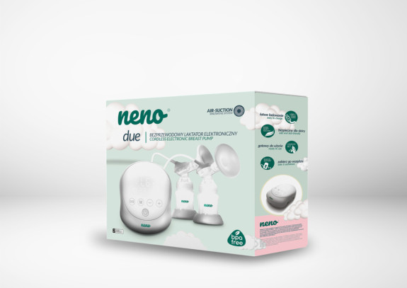 Odsávačka mateřského mléka Neno Due elektrická duo Neno