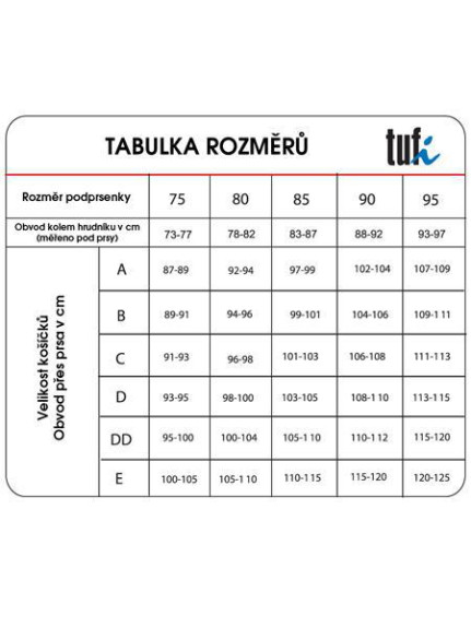 Kojící podprsenka černá TUFI