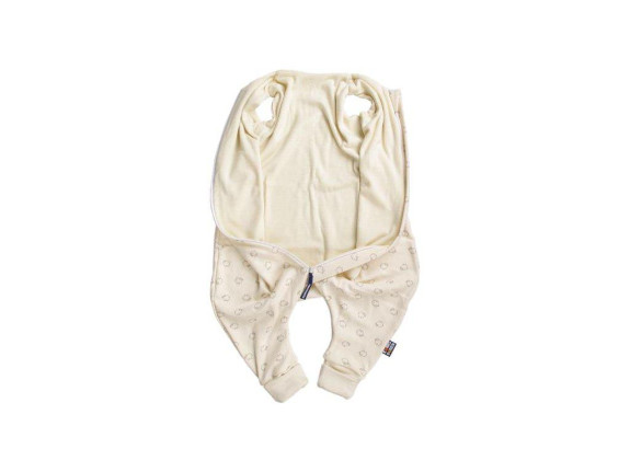 Merino spací pytel bio s nožičkami 100 cm