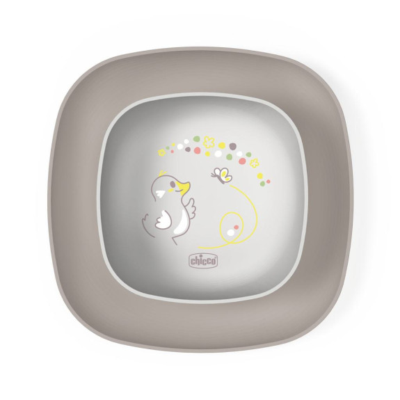 Set jídelní - miska a talíř 12 m+ Chicco