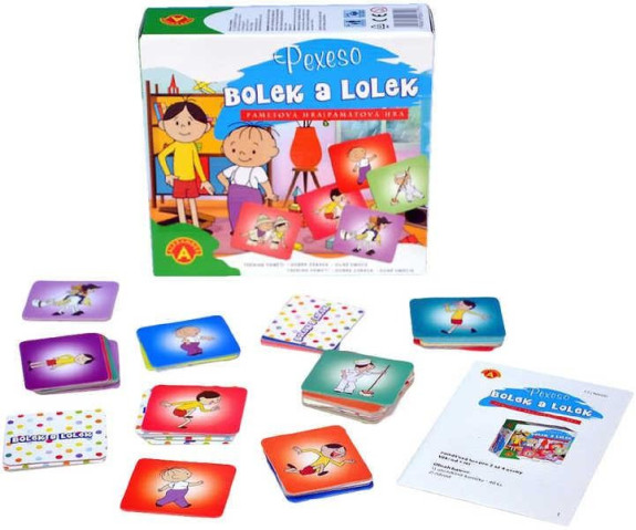 Pexeso Bolek a Lolek společenská hra 40 ks