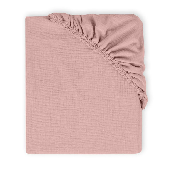 Mušelínové prostěradlo s gumou 60 x 120 cm BabyMatex