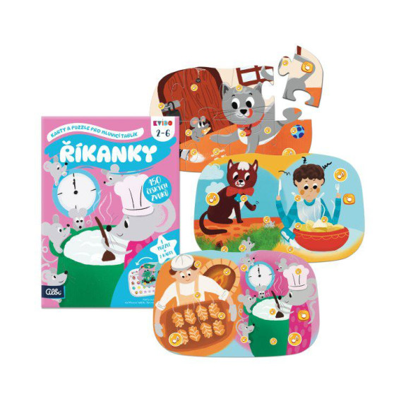 Kvído - Říkanky 2 - Karty a puzzle pro Mluvicí tablík 2 Albi