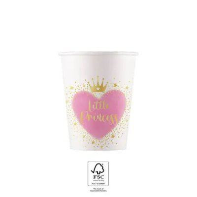 Kelímek papírový - Moje malá princezna 200 ml/8 ks