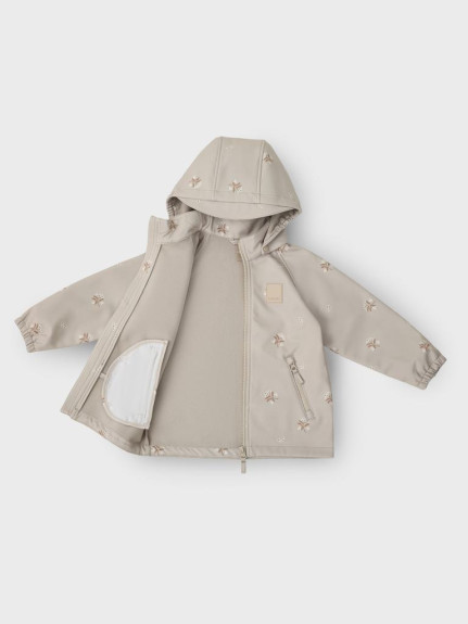 Softshellová bunda Lake Silver Cloud Flower Leokid