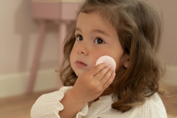 Toaletní stoleček dřevěný Pink Little Dutch