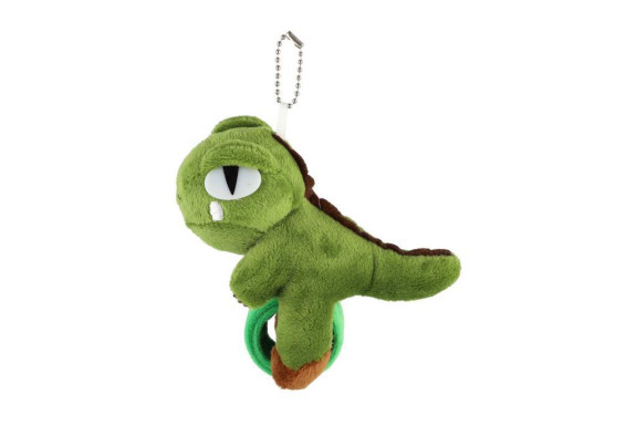 Náramek na ruku dinosaurus plyš/plast 13 cm
