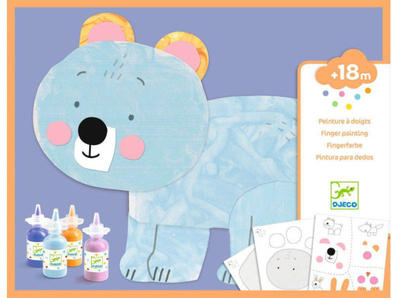 Prstové malování - Messy fun Djeco