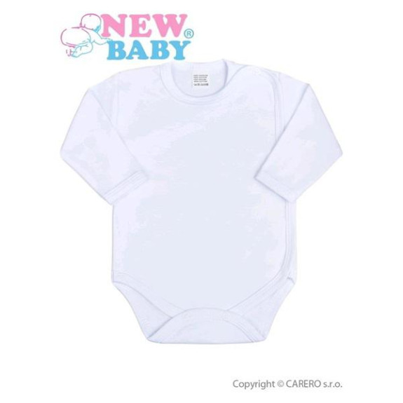 Kojenecké body celorozepínací New Baby Classic Bílé