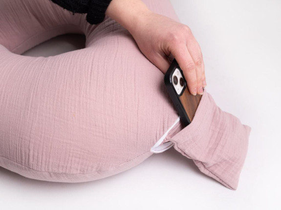 Mušelínový polohovací polštář MiniRelax 140 cm Babymatex