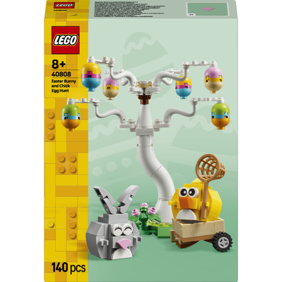 Velikonoční zajíček, kuřátko a sběr vajíček Lego