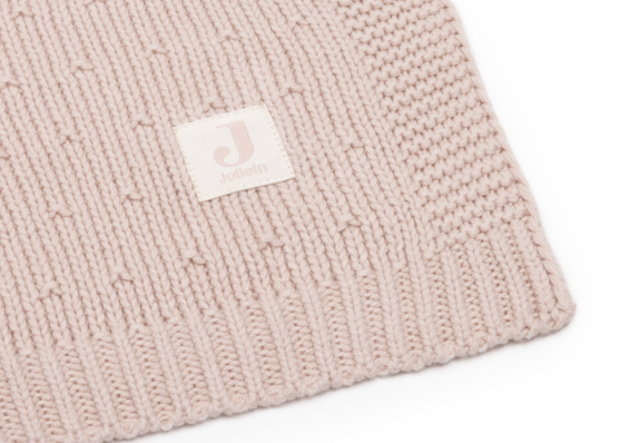 Deka 75 x 100 cm Sprinkle Knit Silk Rose Jollein