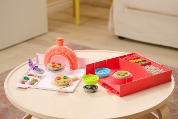 Výroba Pizzy Kinetic Sand