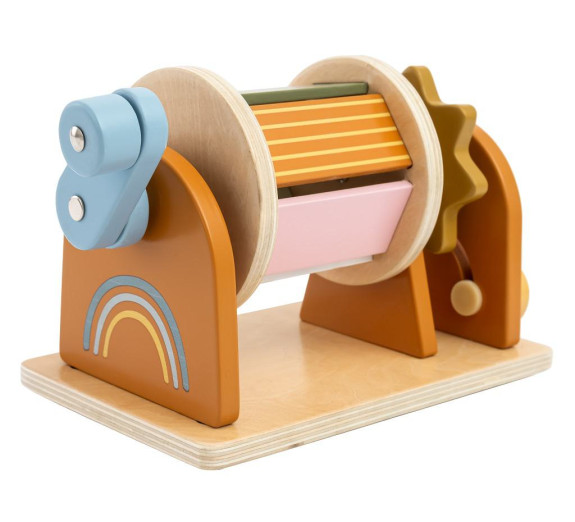 Otočný senzorický buben s kartičkami 2Kids Toys