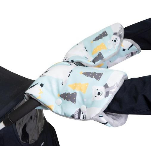 Rukávník Golf Softshell Lední medvědi Stříbrná Esito