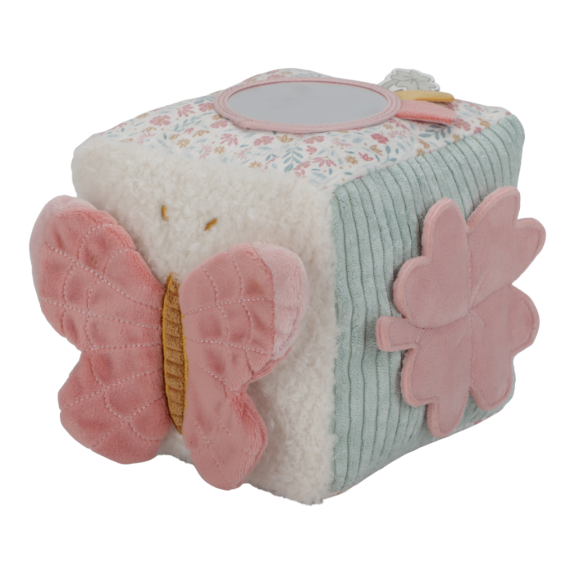 Kostka textilní s aktivitami králíček Miffy Lucky Blossom Little Dutch