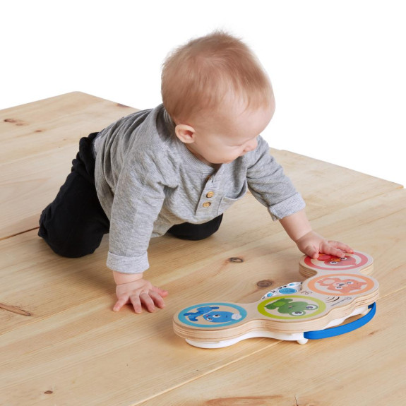 Hračka dřevěná hudební bubny Magic Touch Hape 6 m+