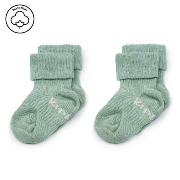 Dětské ponožky Stay-on-Socks 2 páry Pale Green KipKep