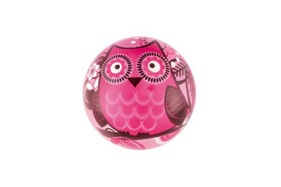 Míč nafouknutý sova vinyl 22cm