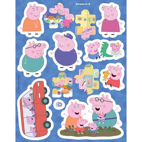 Samolepková knížka Prasátko Peppa