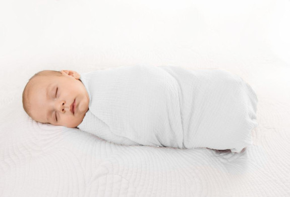Mušelínová zavinovačka těsná 120 x 80 cm Babymatex