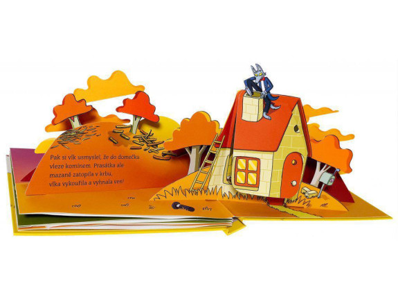 Tři malá prasátka - MINI POP-UP Meritxell Martí, ilustrace Xavier Salomó