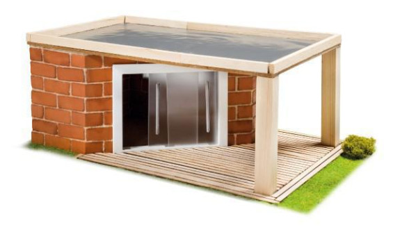 Stavebnice Teifoc Zahradní dům 135 ks